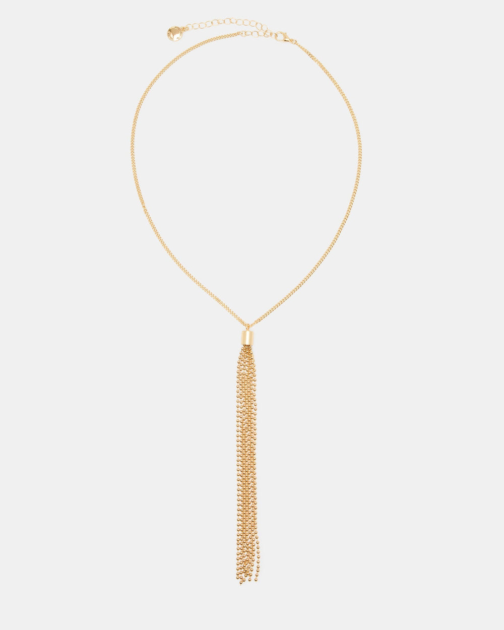 TASSEL Gold Beaded Pendant Women's Necklace | Steve Madden
