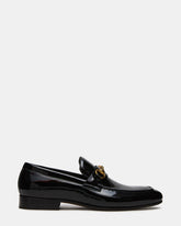 JAKIRO Black Patent Slip-On Dress Men's Loafer | Steve Madden