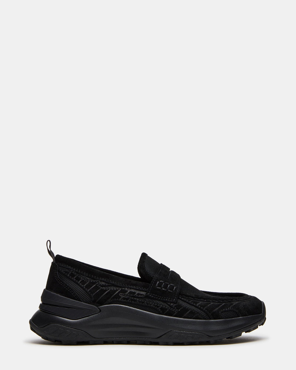 PARRISH Black Low-Top Slip-On Men's Sneaker | Steve Madden