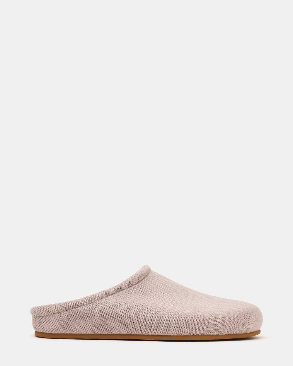 FERN Knit Taupe Mule Slip-On Round-Toe Women's Flat | Steve Madden