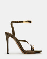 TIA Olive Open-Toe Stiletto Women's Heel | Steve Madden
