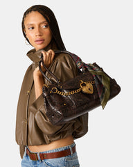 SAVANAH BAG BROWN MULTI