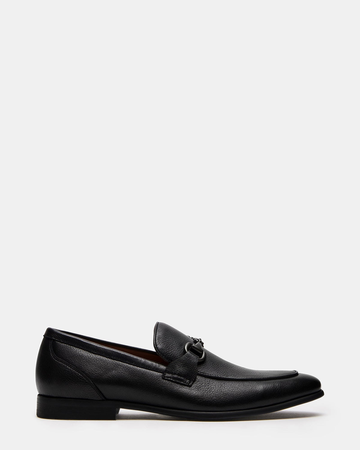JAYSHAN Black Leather Men's Dress Loafer | Steve Madden